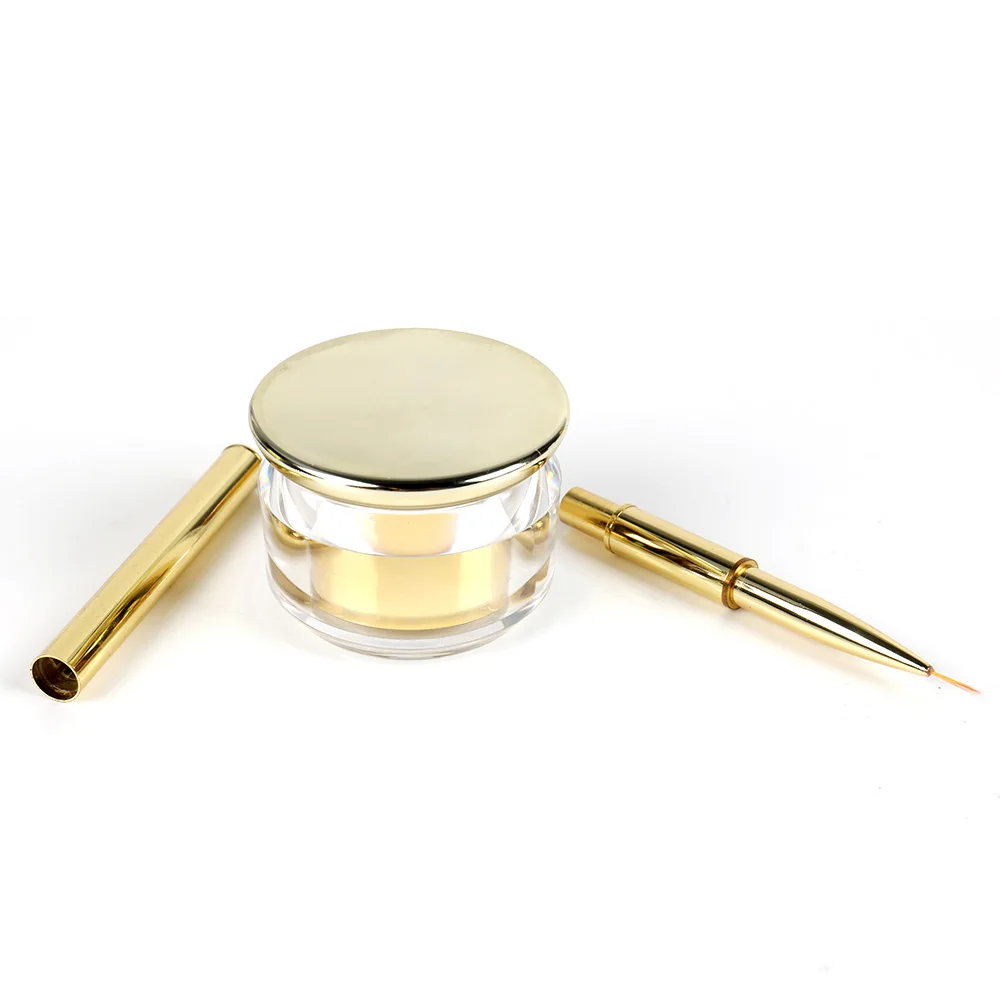 2021 New Design Liquid Clear Jar Nail  Builder Uv Gel For Nails