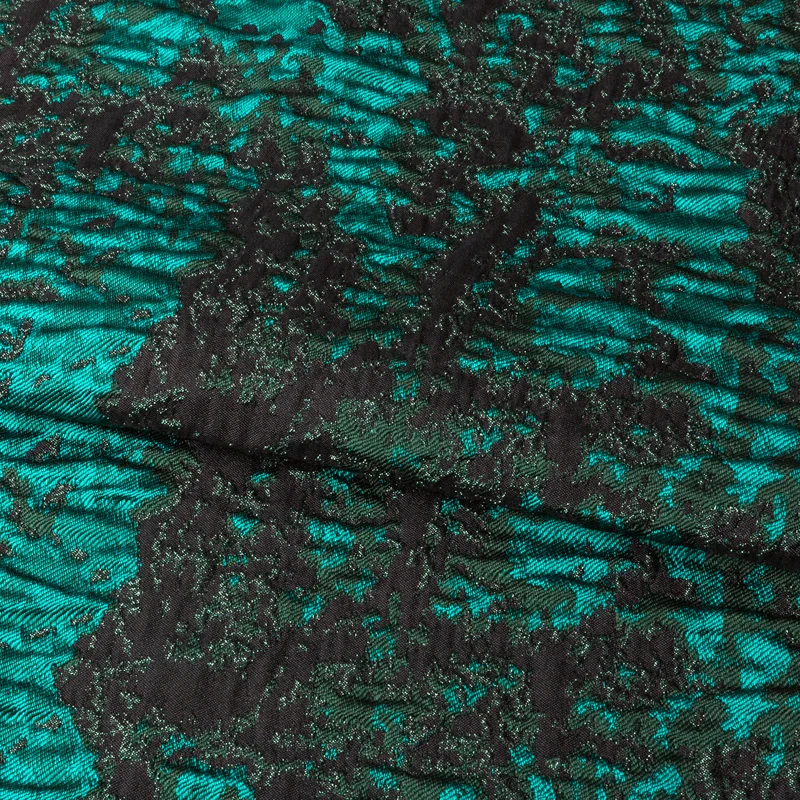 Оптовая продажа производство KEER TDJG354NA наиболее рекомендуемый продукт оригинальный узор металлический полиэстер тканая жаккардовая ткань для