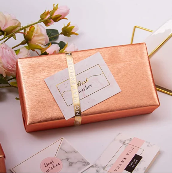 METALLIC BRUSHED wrapping paper christmas gift wrapping paper rolls Wholesale christmas wrapping paper