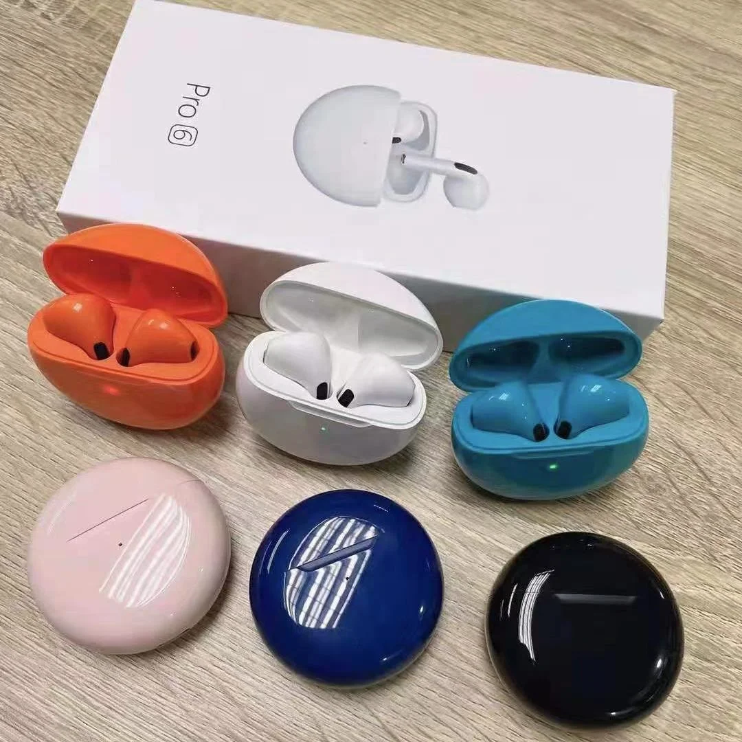 Pro 6 tws pro hot-sale Pods Wireless headset automatically re-pair auricular hear aids Wireless earbuds With Cheaper price