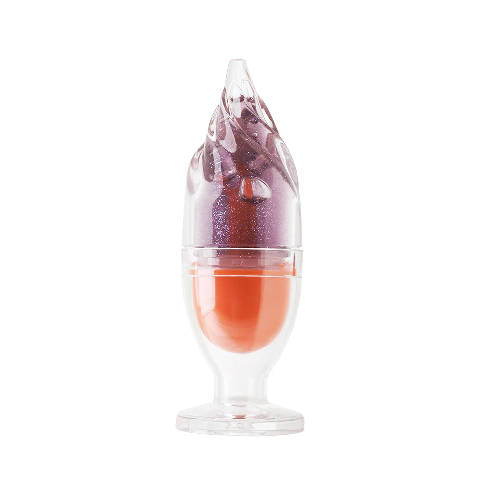 Beauty Gilt Ice Cream Cup Lip Oil Gloss High Pigment Fruit Moisturizing Not Fade Private Label Lip Gloss