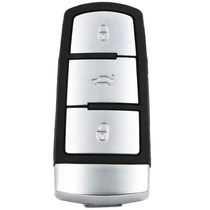 Keyless Go 3C0959752BG/BA 434Mhz 3 Buttons Remote Smart Car Key ID46 PCF7936 Chip For VW Passat CC Magotan One-button Start
