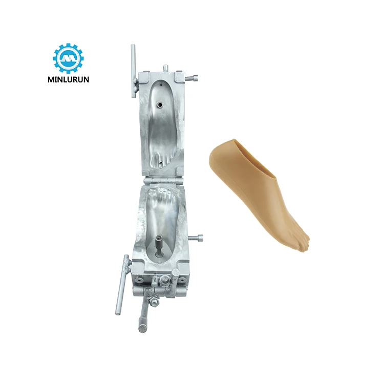 Medical Prosthesis Molds Prosthetic Foot Moulds For Leg Carbon Fiber Cover Injection Mould