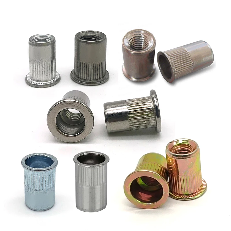 Semi-hexagonal rivet nut Stainless steel small countersunk head Inner and outer hexagon M3M4M5M6M8M10 hex Rivnut