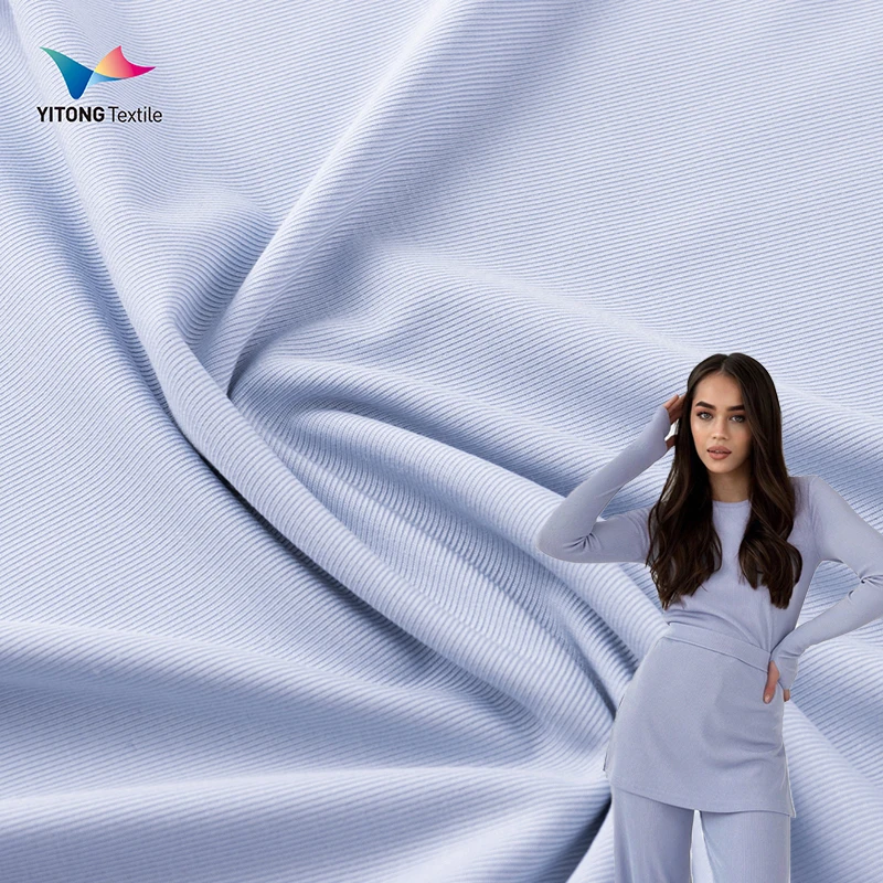 Wholesale 180 gsm Blend Fabric Rayon Viscose Modal Fabric 53% Eco Viscose 35% Modal 12% Spandex Fabric for Pyjamas Underwear