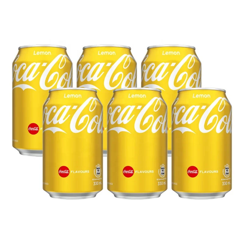 Wholesale HongKong Original Coca Cola 330ML Can Soft Drinks 0 Kcol Sugar Carbonated Beverage Exotic