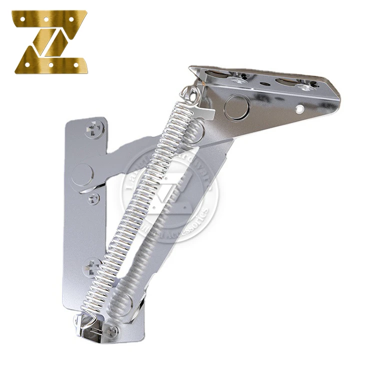 80 Degree Cabinet Hinge Bridge Shaped Spring Full Overlay Cupboard Door Hinges Furniture Folding Sofa Bed Spring