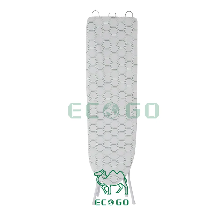 Anti-scalding Customizable Folding Wood Top Ironing Board With Retractable Iron Rest