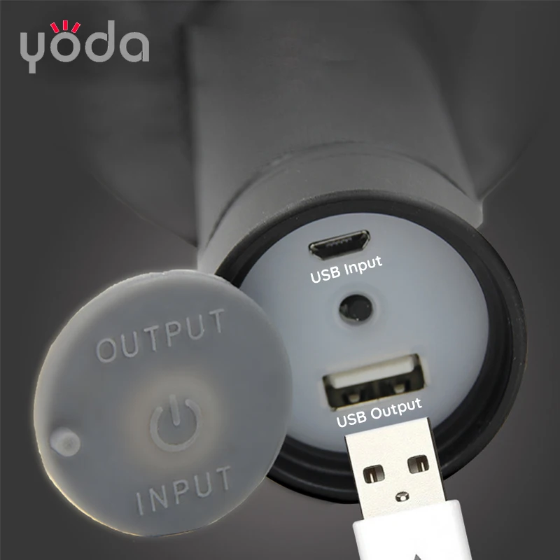 30W super bright high power 1800 lumen long distance usb rechargeable powerbank 2000m XHP50 led flashlight