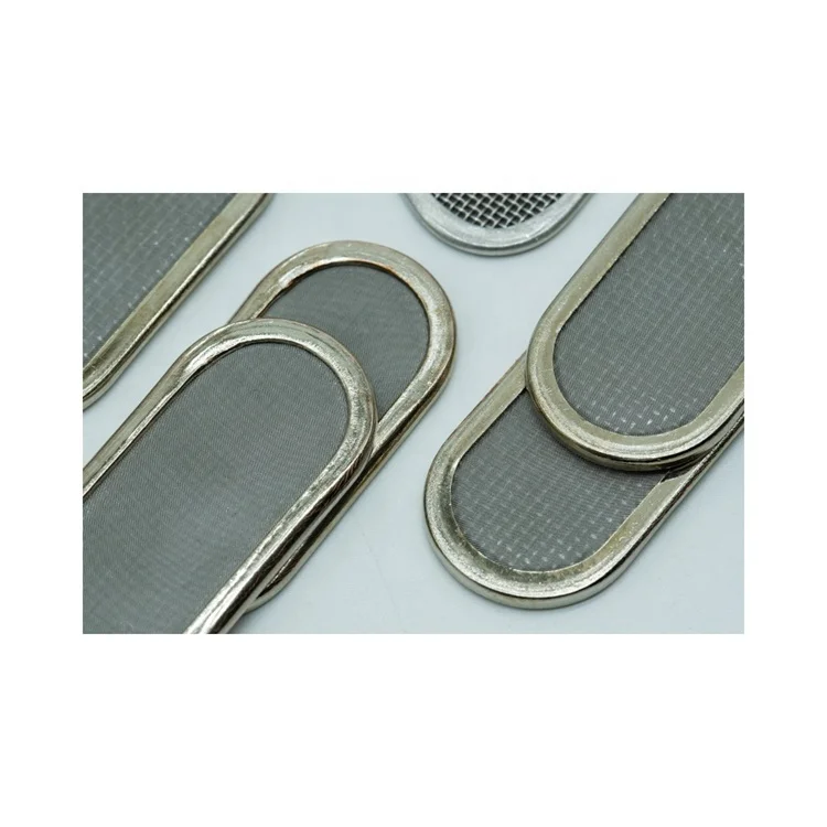 pp extruded spot welding cutting discs rubber washer 24 *110 mesh micronic dutch weave 304 stainless steel extruder filter mesh