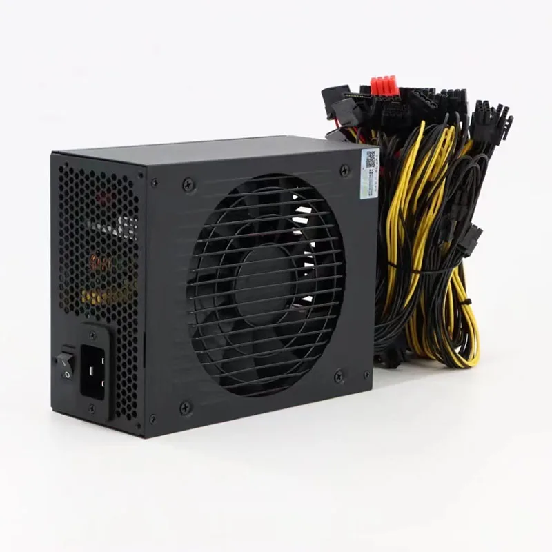 Factory direct sales JULONGFENGBAO multi-way power supply 12V rated 1800w 2000w 2500w 2800w GPU graphics card RIG chassis PSU