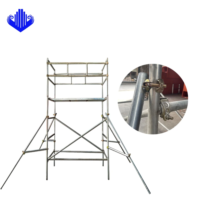 F-farme scaffolding painters scaffold single man hoist siting position