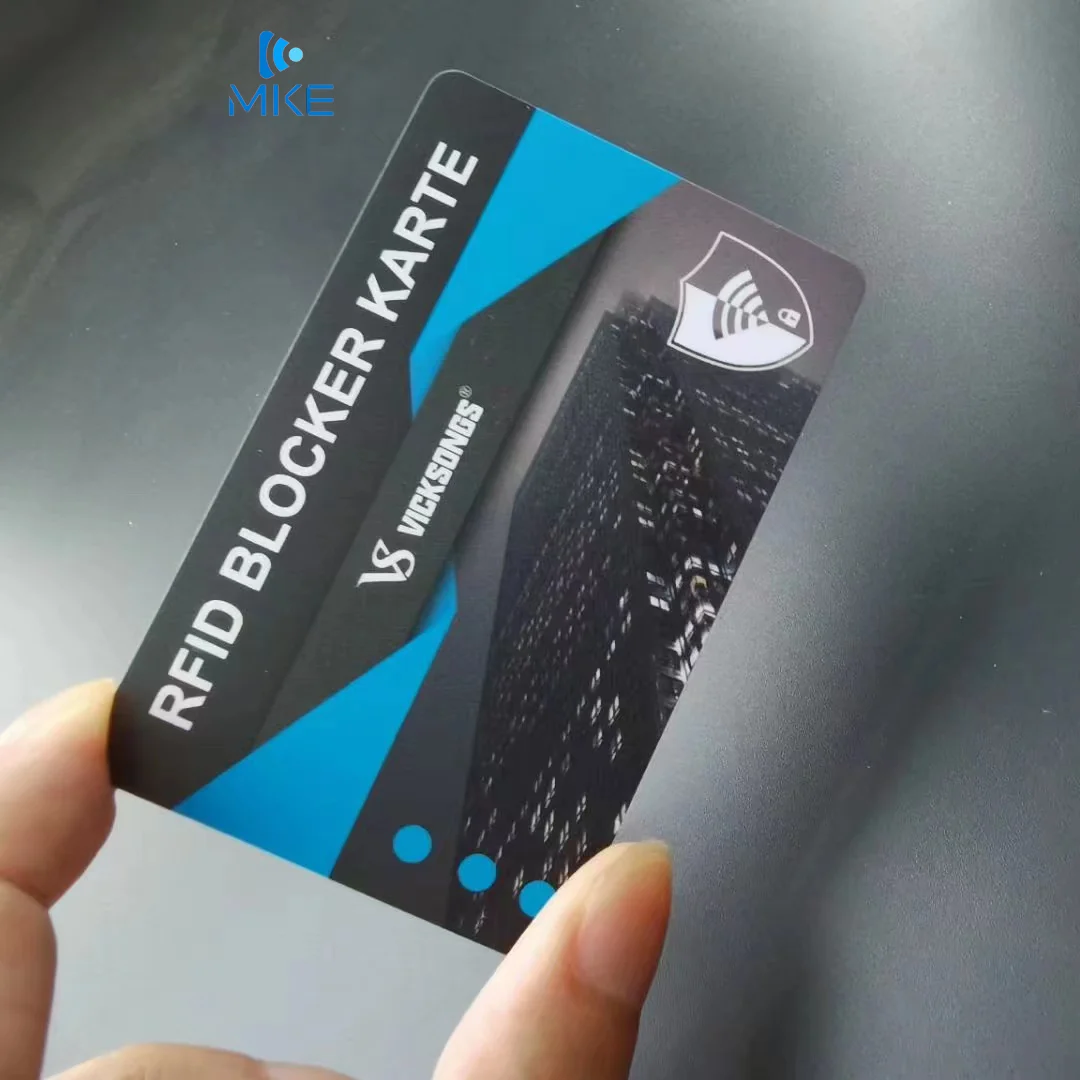 1350khz 125khz credit card duel rfid pvc card blocking