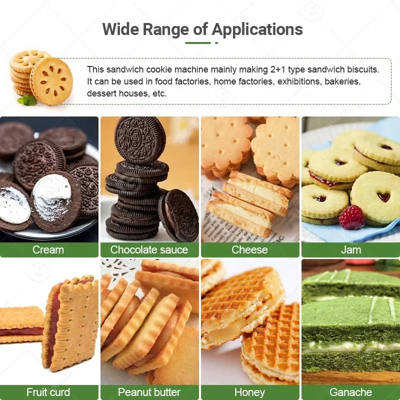 Automatic Small Salty Soft De Business a Maker Sandwich Production Line Biscuit Make Machine for Price