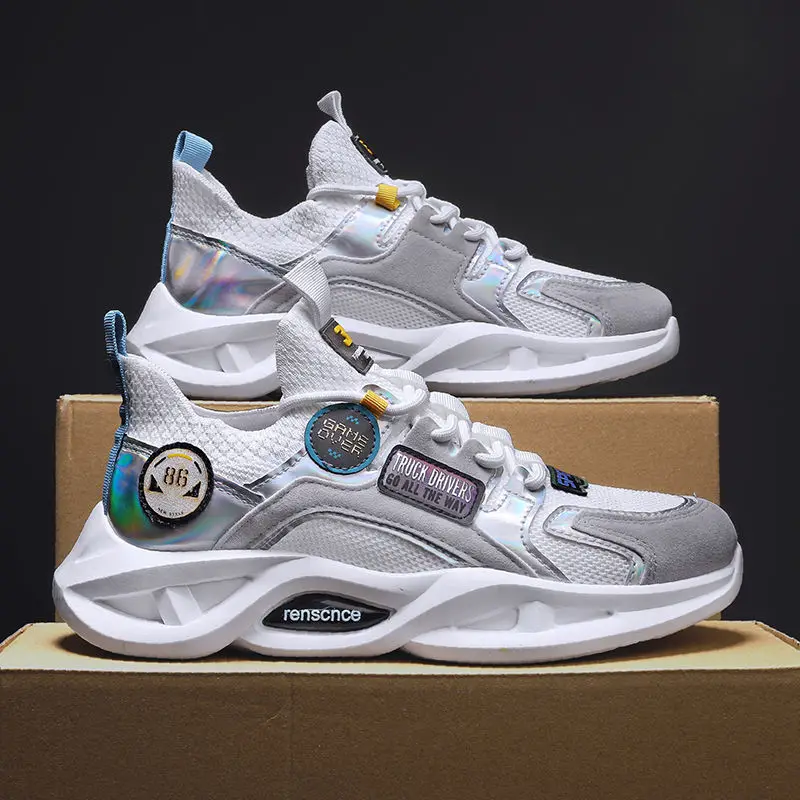 wholesale sports shoes breathable mesh fashion sneakers for men