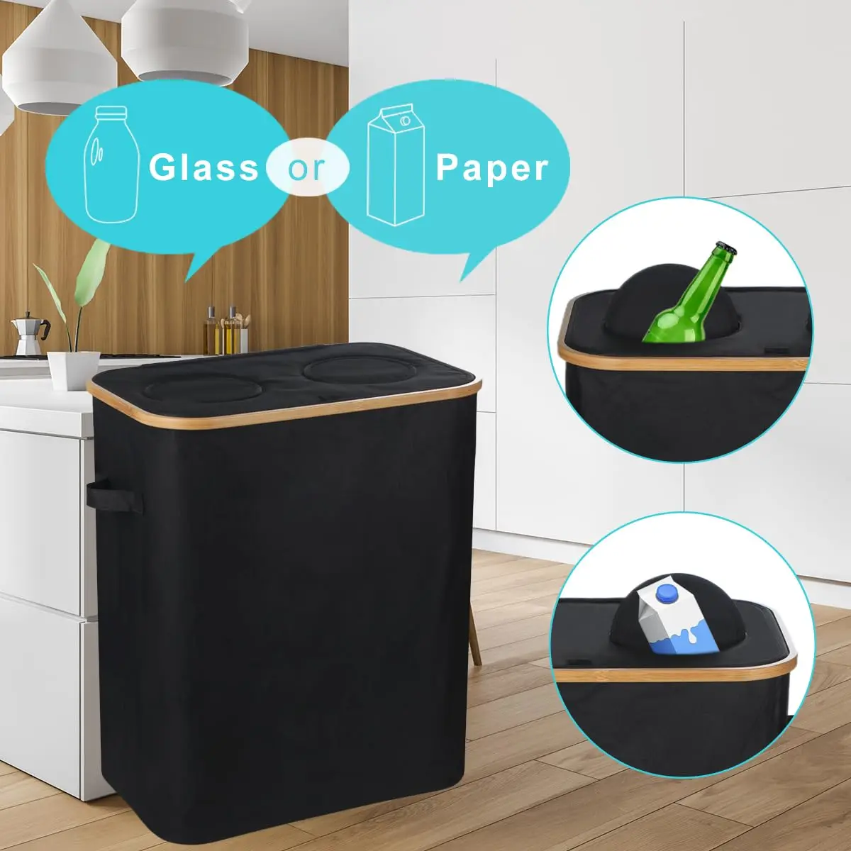 140L Deposit Bottles Collection Container Deposit Bottles Storage Bottle Collector Empty Containers