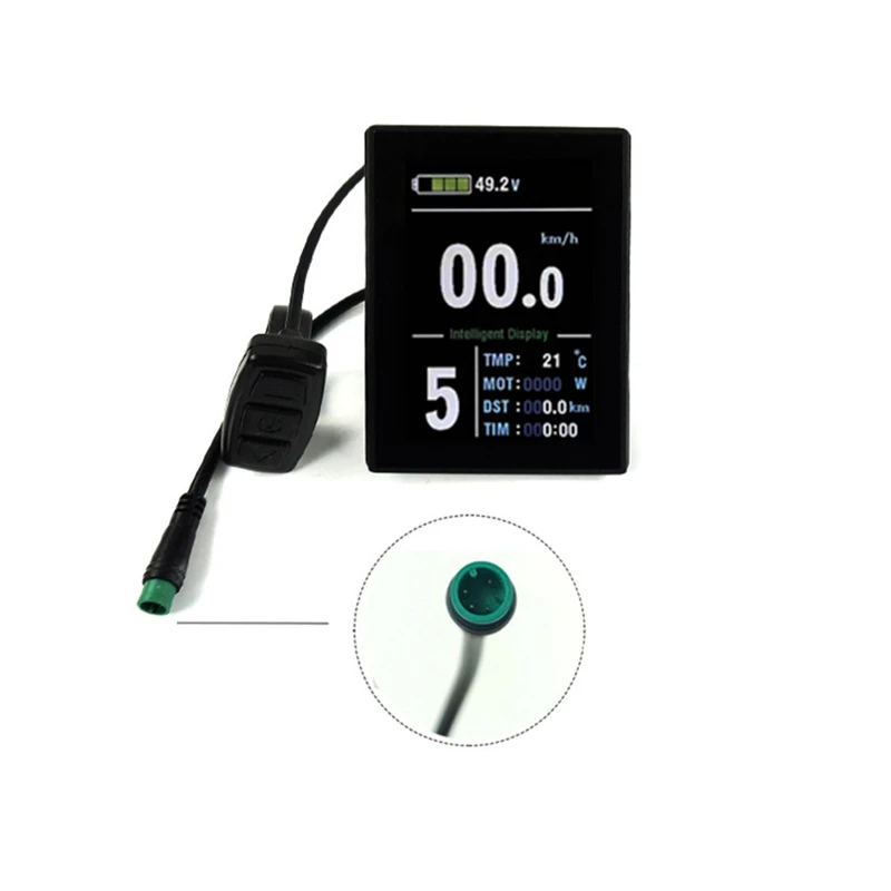 24V/36V/48V lcd8s lcd8h colorful display speed meter e bike display