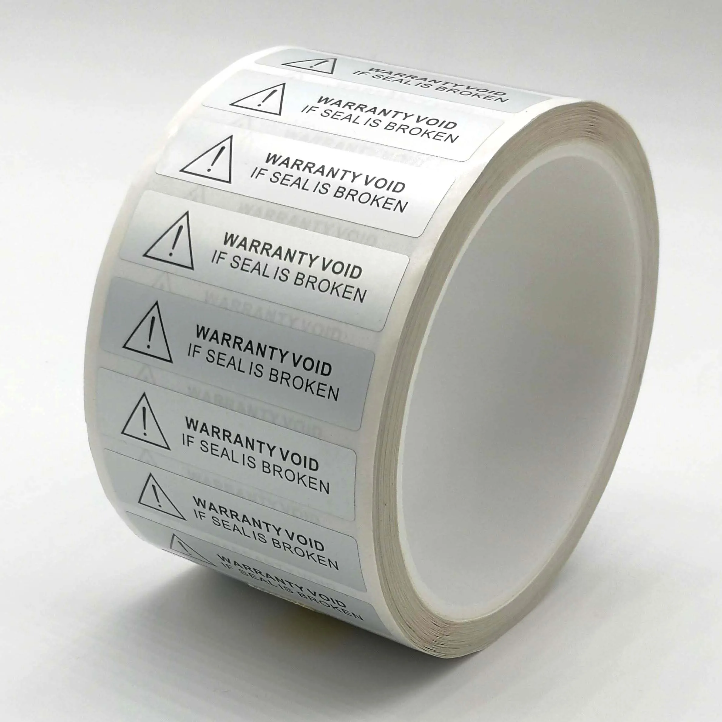 Void Semi transfer tamper proof sticker High Quality Serial Number Partical Transfer  Tamper Evident Void Sticker Label