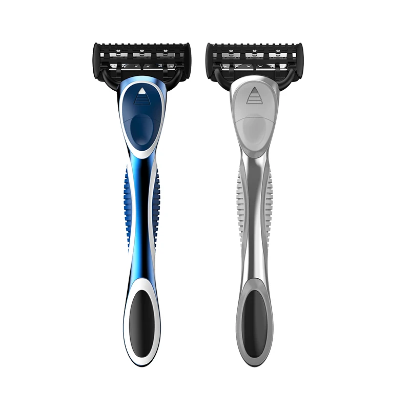 Eco Friendly Safe Innovative Grooming Beard Lubricant Strip Razor Metal Handle Male Grooming Products for Men System Razor