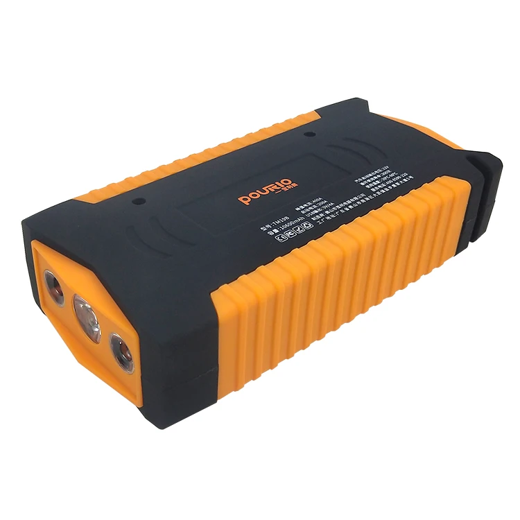 Car Jump Starter Power Bank 69800mah 600a Time Charging Rohs Fireproof Output Peak Weight Material