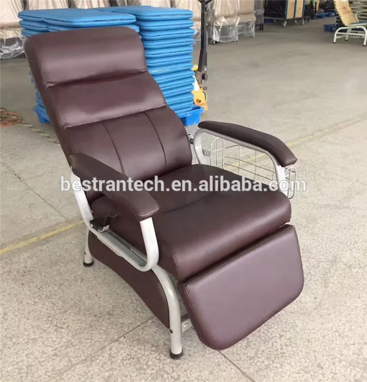 BT-TN006 Hospital 3 Section Manual Transfusion Chair Medical IV Infusion Chair with armrest mattress Price