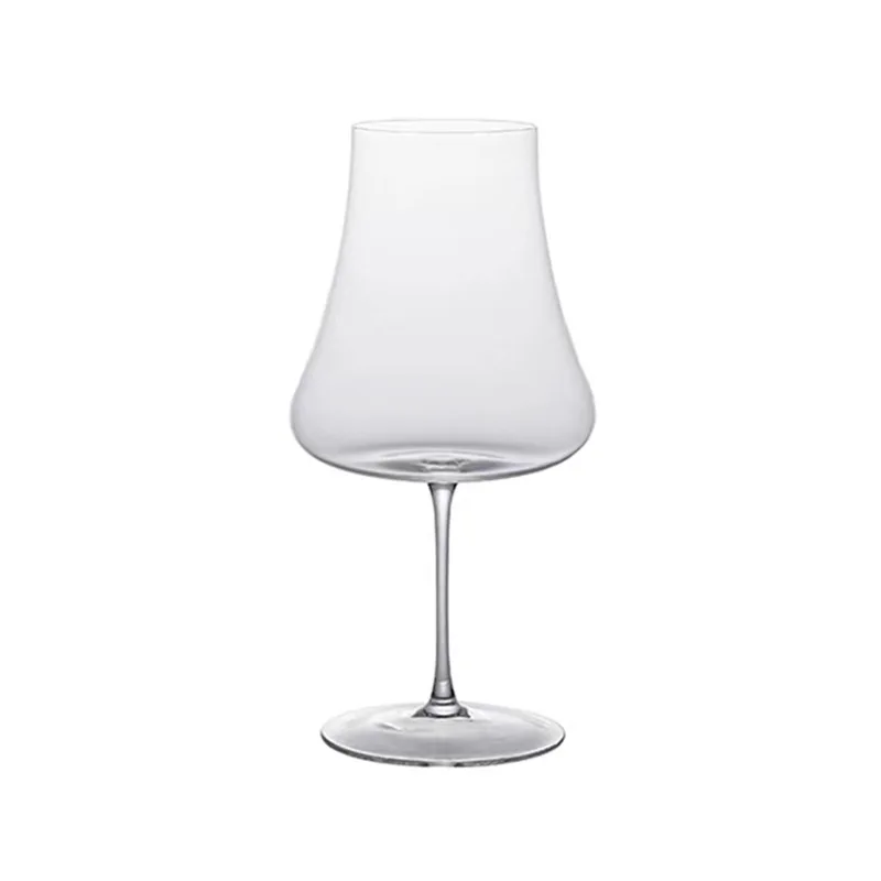 Popular Hot Selling Large Capacity Transparent Crystal Red Wine Glass Easy to Clean Luxurious Long Handled Glass