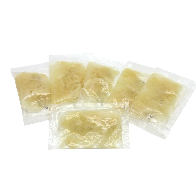 Chinese Factory Price Bag Packing White Pink Slice Sushi Ginger