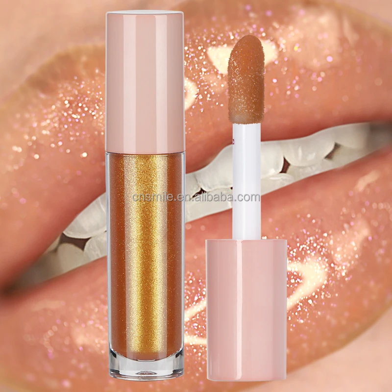 L409 Top selling vegan glitter lipgloss glossy lip gloss amazing plumper lipgloss private label