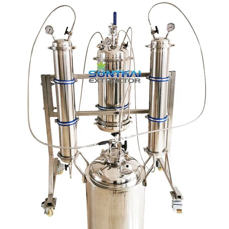 Hot Sales 20LBS cbd Extraction Machine Frame Closed Loop BHO Extractor Set