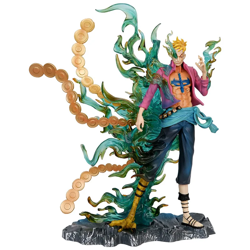 New High quality Anime One pieces action figure Whitebeard Pirates Tori Tori no Mi Model Phoenix Marco action figures