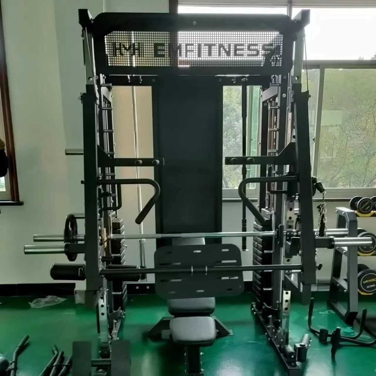 High quality multi functional smith machine home gym commercial squat rack
