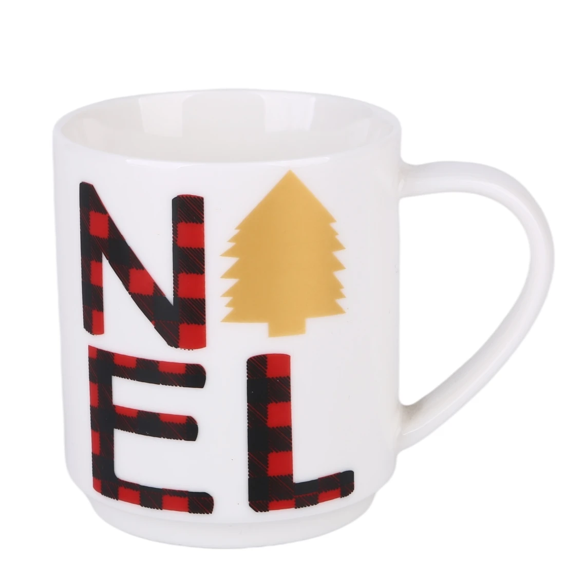 
Bone china christmas design car hand made mugs 11oz sublimation mug 