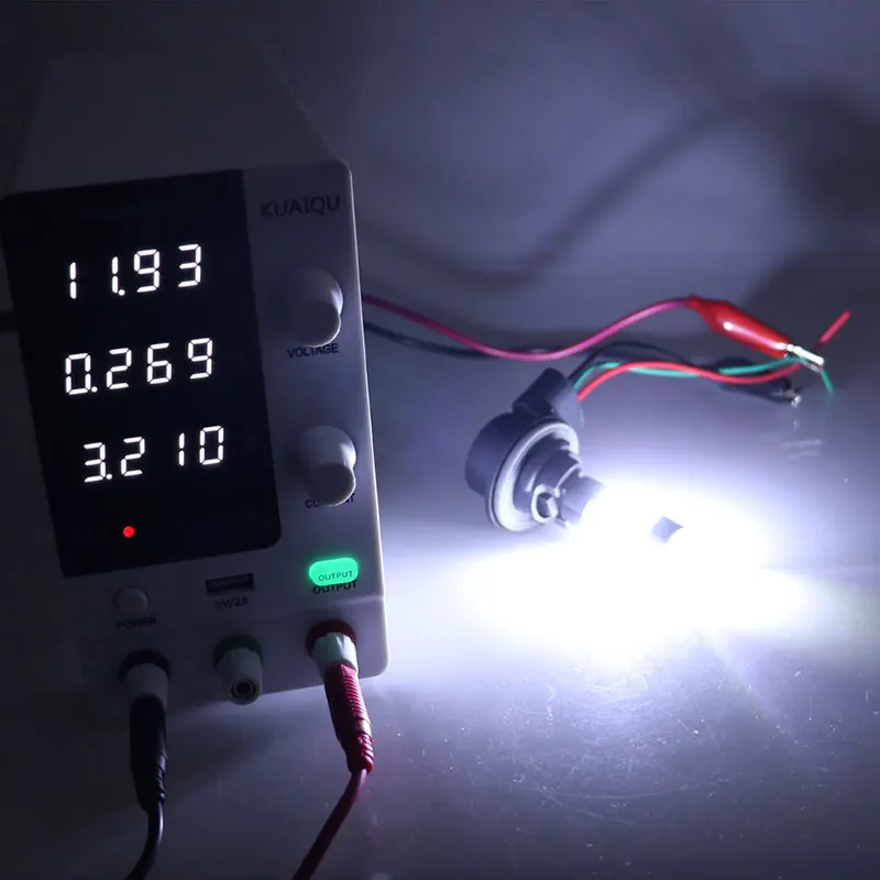 Car Lights 42 LED T25 3157 P27/5W Automotive tail lamp Drl Rear Stop dual color Brake light