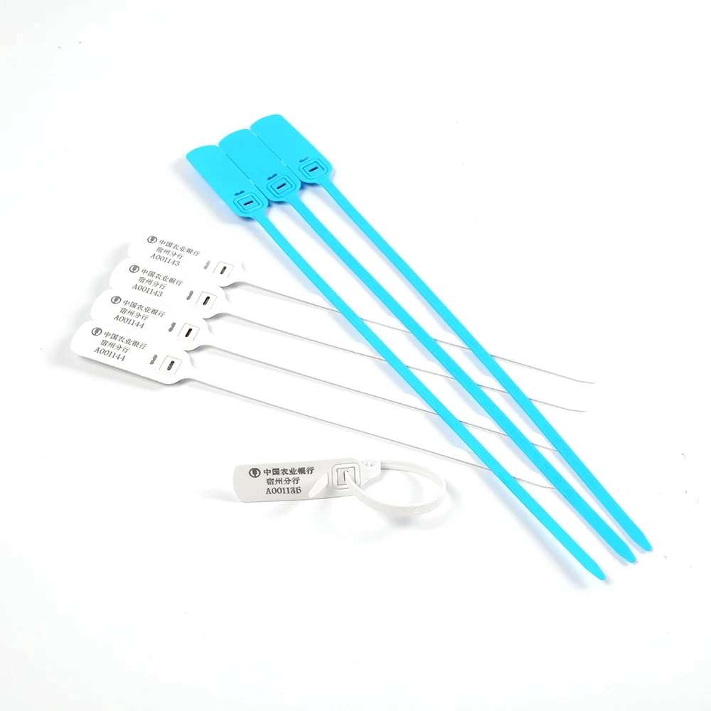 Disposable plastic seal clothes shoes anti-change bag anti-theft anti-counterfeit buckle anti-return tag lock label tie