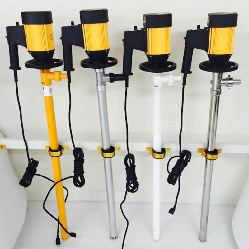 SS AL PVDF PP China Factory Chemical Oil Electric Barrel Fuel Pump