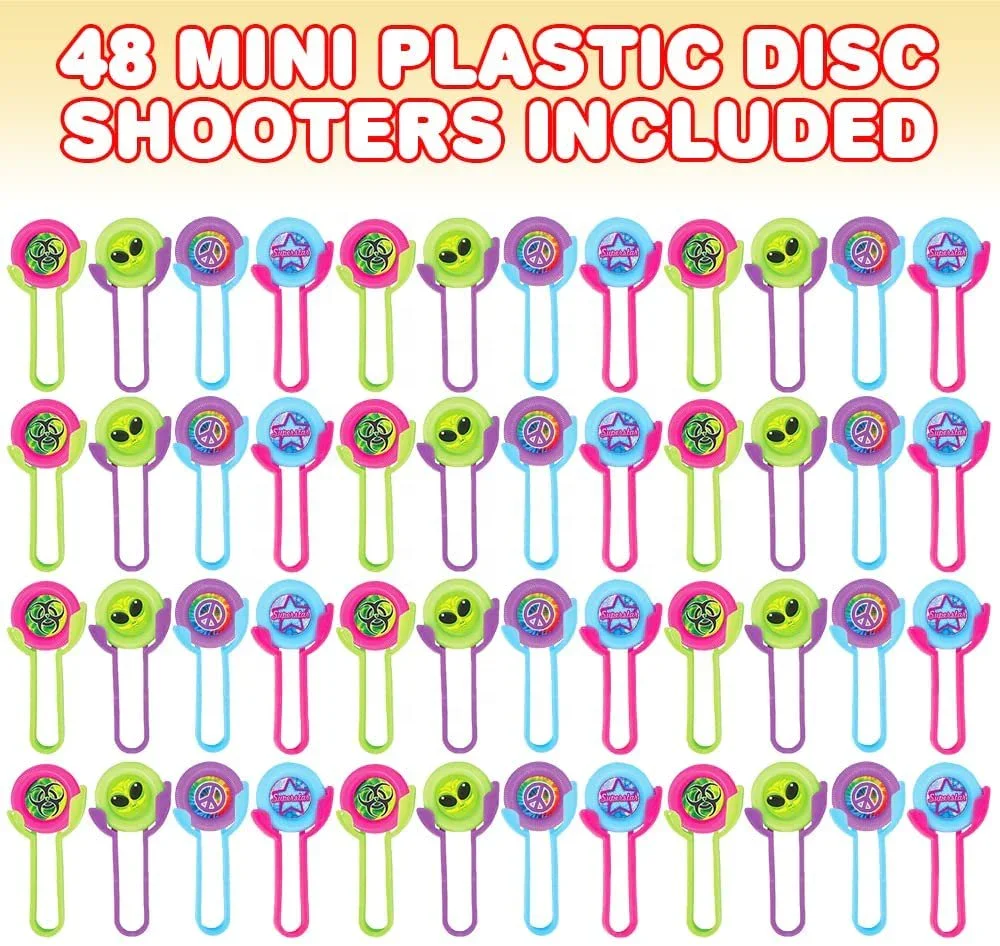 Mini Disk Shooters  Cool Outdoor Toys for Boys and Girls Goodie Bag Stuffers and Party Favors for Any Party Theme