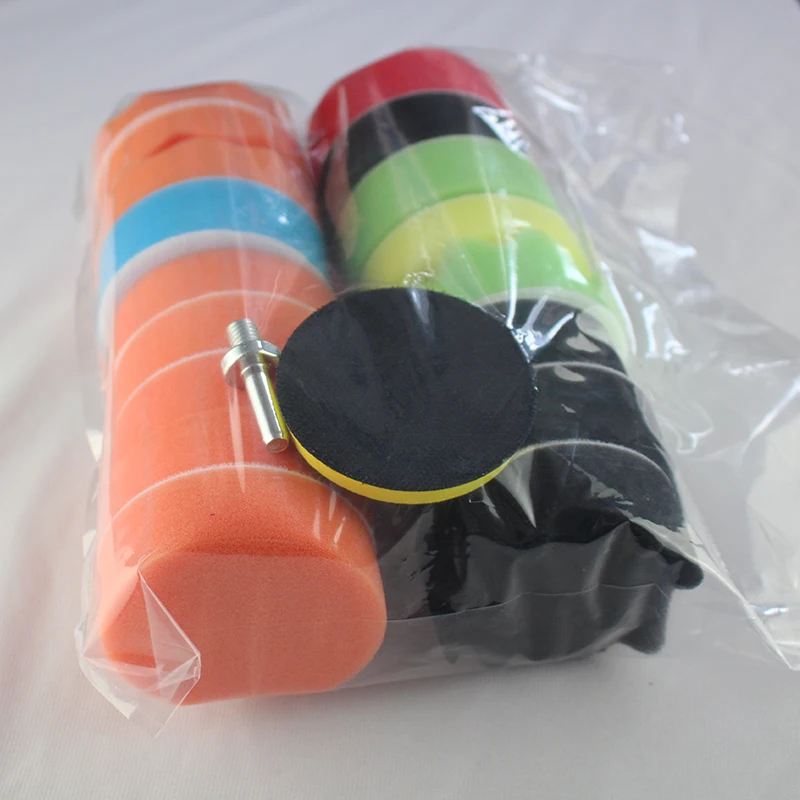 Набор для полировки поролона 14 шт. 3 дюйма насадки дрели конусная Губка кузова