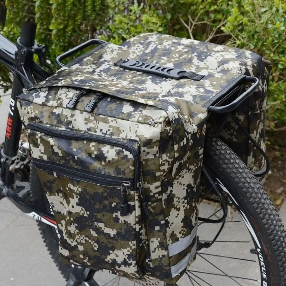 camouflage bicycle bag cycling saddle bag mini road bike musette cycling bag