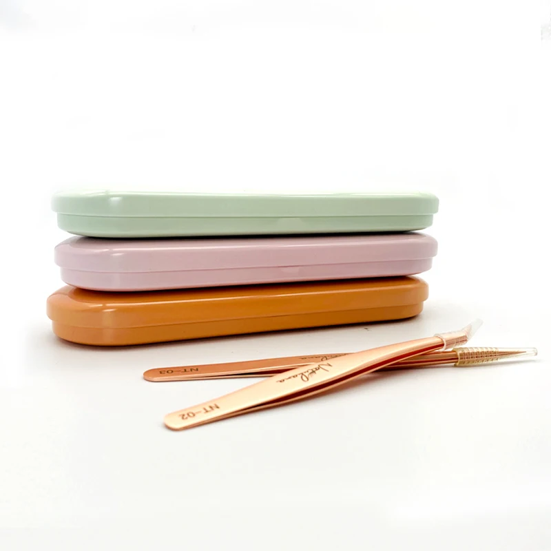 
NATUHANA In Stock Eyelash Tweezers Box and Lowest Price Tweezers Box with Many Colors Eyelashes Tweezers Box 