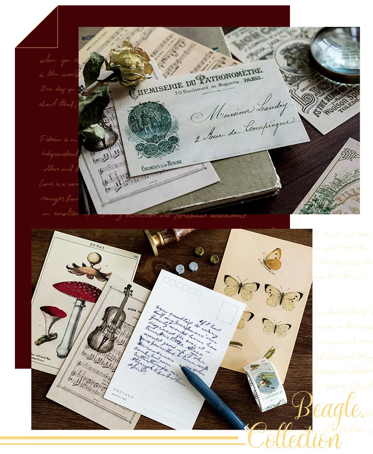 Retro Postcard Greeting Cards Stationary Postcard Thank You for Making a Difference Cards