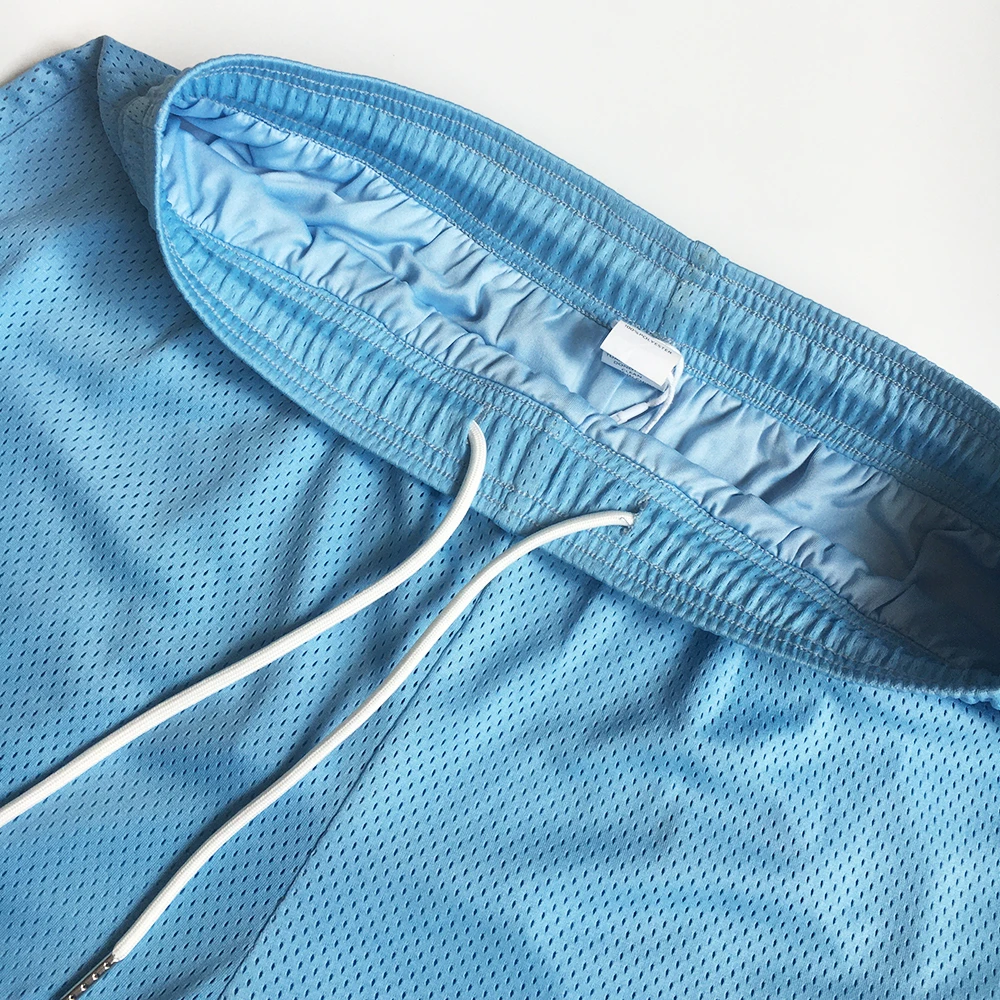 Manufacturer High Quality Printed Plain Polyester Gym Blank 5 Inch Inseam Basketball Shorts Custom Men Double Layer Mesh Shorts