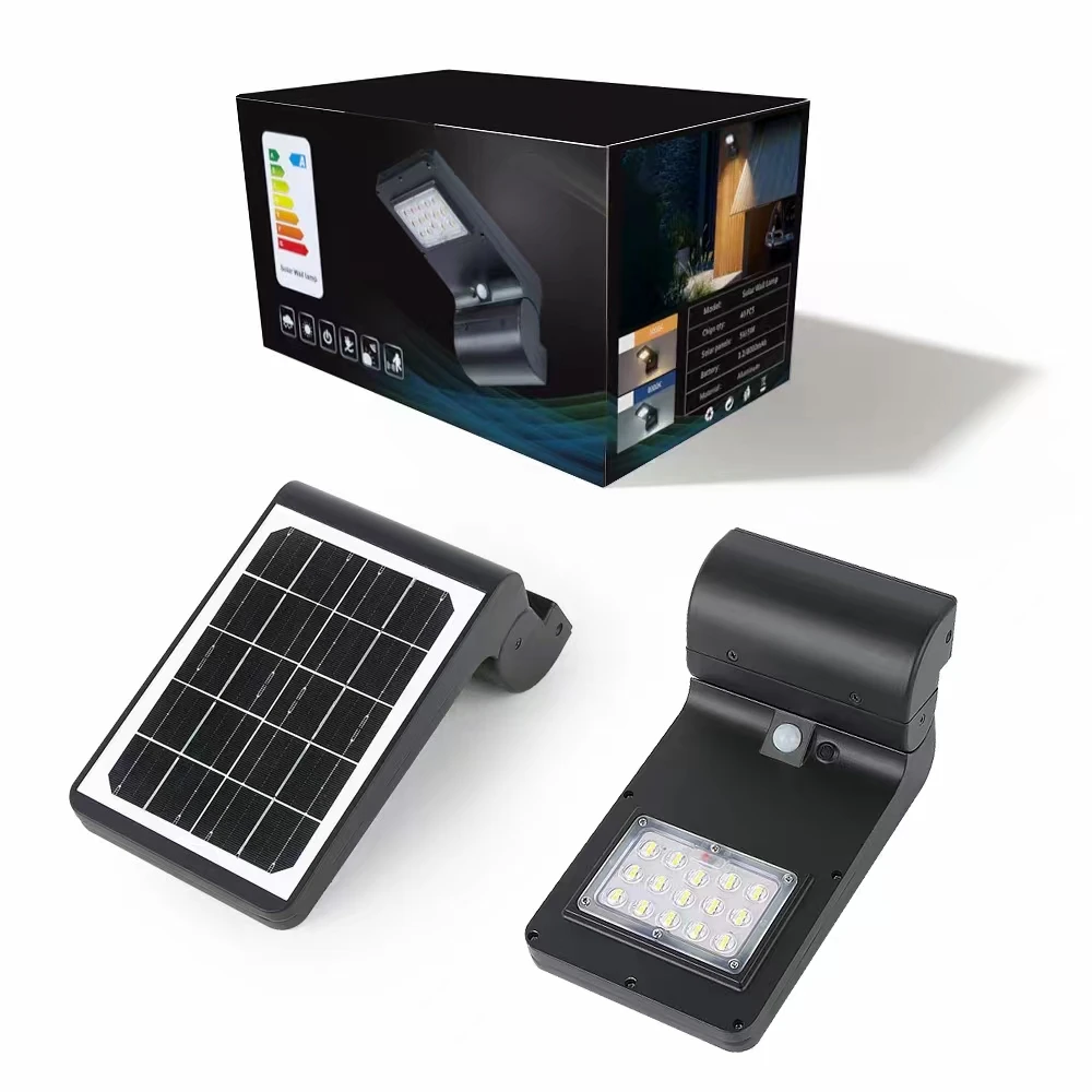 Solar Wall Light with PIR Sensor