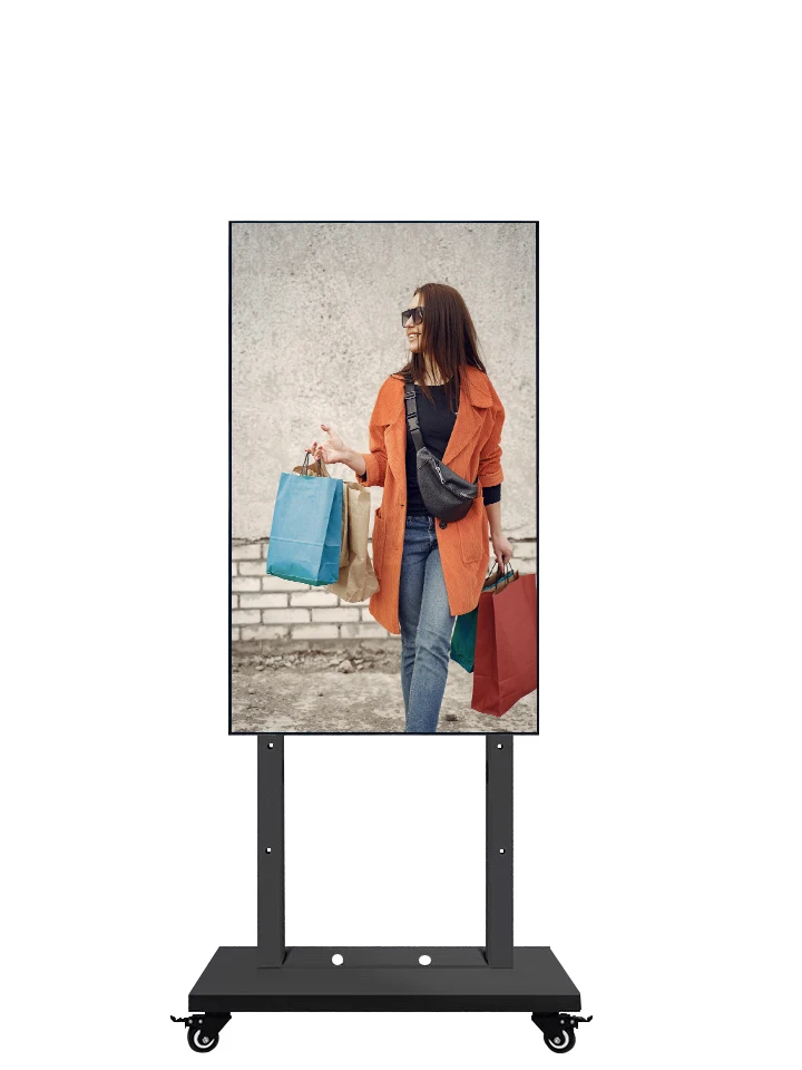 High brightness 3000nits sunlight readable digital signage 55inch advertising display screen