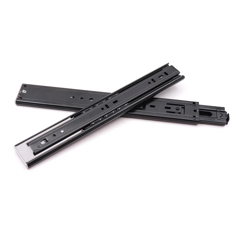 3 Fold Hydraulic Soft/Self Close Drawer Slide Rail slowly draw the drawer closed without slamming shut.