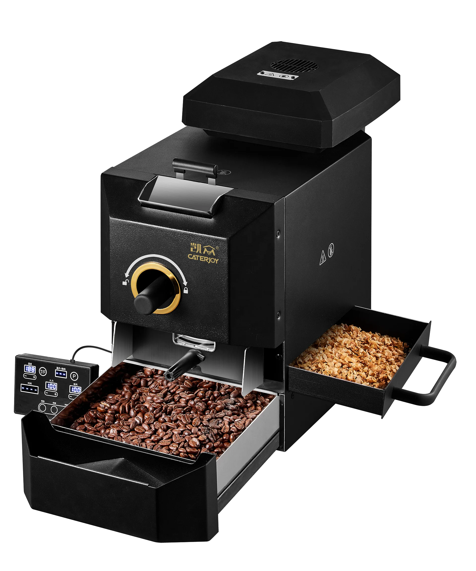 Surewin Smokeless Electric home use easy operating coffee bean roasting small coffee roasting machines coffee roaster