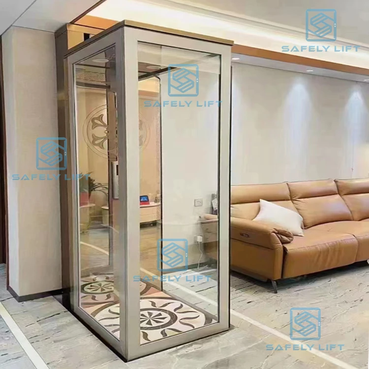 SAFELY Manufacturers High Quality Home Elevator Villa Hydraulic LIft Mini Residential Elevator