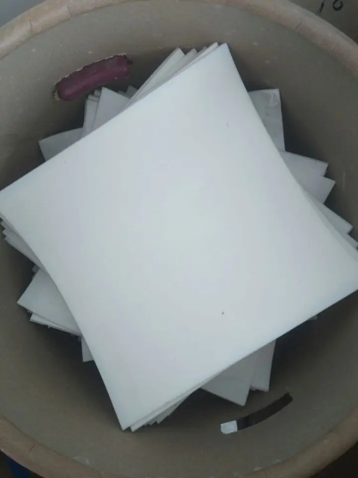 OEM PTFE plastic 50%+50% Recycled PTFE plastic sheets customized recycled ptfe extrusion plates boards