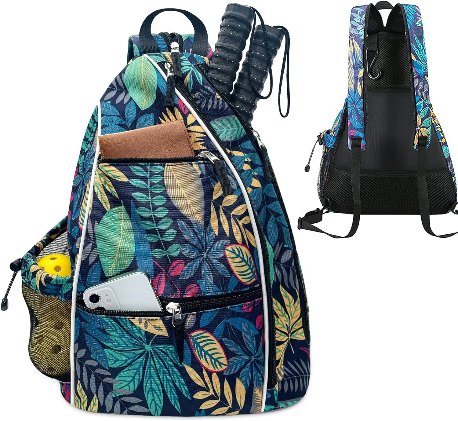 Pickleball Rackets Bag Men Sports Backpack Pickle Ball Tennis Women Badminton Travel Sling Paddle Bag