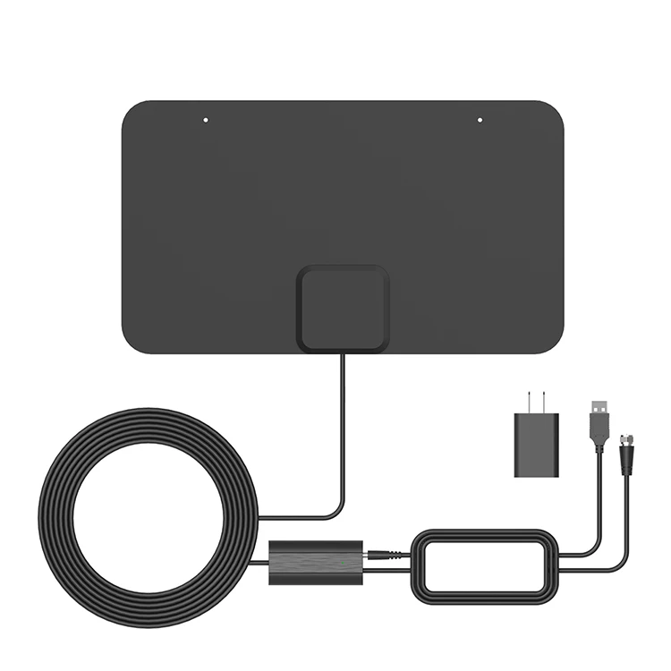 Усиленная комнатная цифровая ТВ-антенна HD дальнего радиуса действия