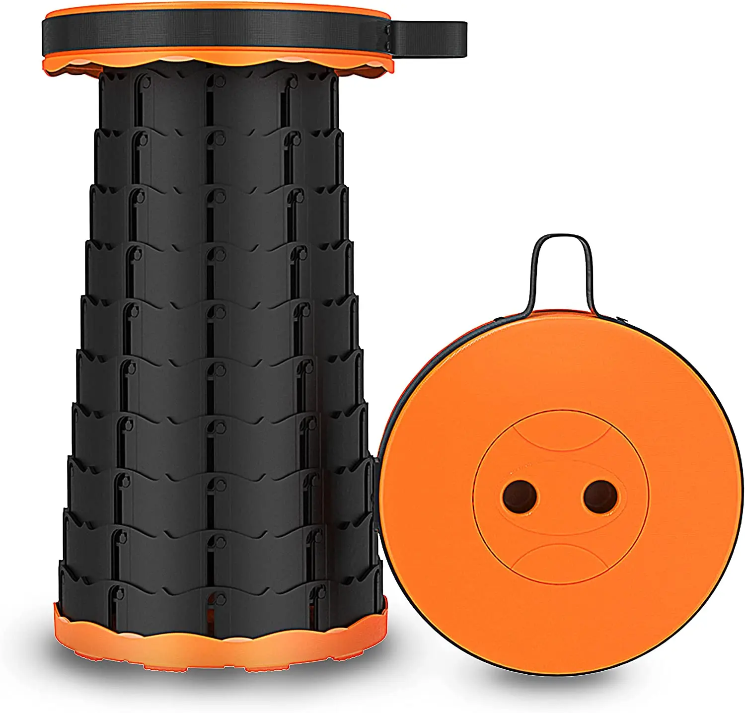 Robust safe patented portable retractable  stool folding camping multi-functional retractable chair